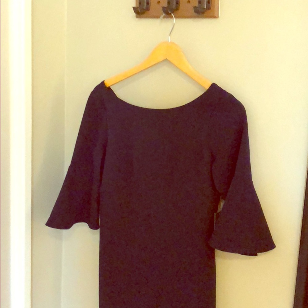 Vince Camuto Navy Bell Sleeve Dress (NWT)